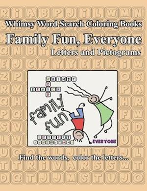 Whimsy Word Search, Family Fun, Everyone, Letters and Pictograms