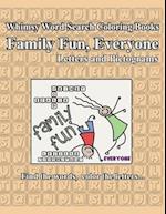 Whimsy Word Search, Family Fun, Everyone, Letters and Pictograms