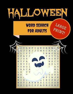 Large Print Halloween Word Search