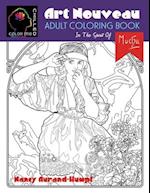 Art Nouveau Coloring - In The Spirit of Mucha