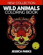 Wild Animals Coloring Book