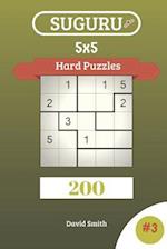 Suguru Puzzles - 200 Hard Puzzles 5x5 Vol.3