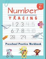 Number Tracing Preschool Practice Workbook