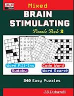 Mixed Brain Stimulating Puzzle Book 2