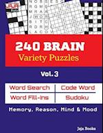 240 Brain Variety Puzzles