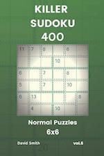 Killer Sudoku - 400 Normal Puzzles 6x6 Vol.6