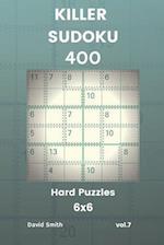 Killer Sudoku - 400 Hard Puzzles 6x6 Vol.7