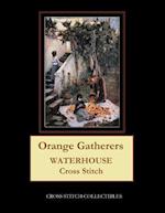 Orange Gatherers: Waterhouse Cross Stitch Pattern 