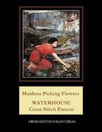 Maidens Picking Flowers: Waterhouse Cross Stitch Pattern 