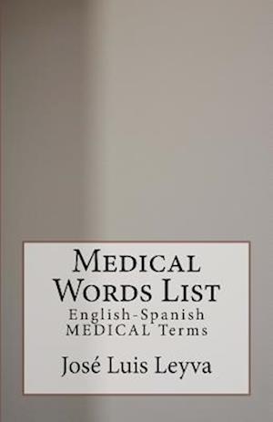 Medical Words List