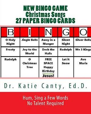 New Bingo Game Christmas Songs 27 Paper Cards