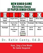 New Bingo Game Christmas Songs 27 Paper Cards