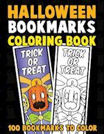 Halloween Bookmarks Coloring Book