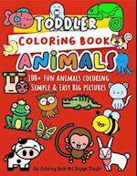 Toddler Coloring Book Animals