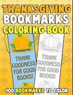 Thanksgiving Bookmarks Coloring Book