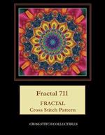 Fractal 711: Fractal Cross Stitch Pattern 