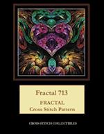 Fractal 713: Fractal Cross Stitch Pattern 