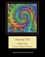 Fractal 714: Fractal Cross Stitch Pattern 