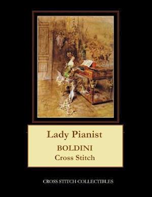 Lady Pianist: Boldini Cross Stitch Pattern