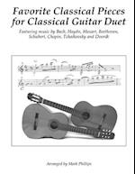 Favorite Classical Pieces for Classical Guitar Duet