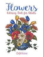 Flowers Coloring Book for Adults