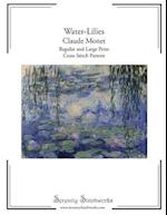 Water-Lilies Cross Stitch Pattern - Claude Monet