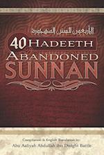 40 Hadeeth Abandoned Sunnan