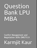 Question Bank Lpu MBA