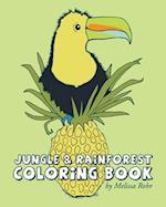 Jungle & Rainforest Coloring Book