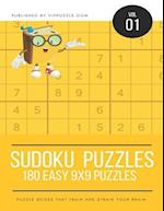 Sudoku Puzzles - 180 Easy 9x9 Puzzles