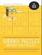 Sudoku Puzzles - 180 Easy 9x9 Puzzles