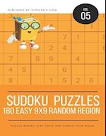 Sudoku Puzzles - 180 Easy 9x9 Random Regions