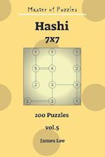 Master of Puzzles - Hashi 200 Puzzles 7x7 Vol. 5