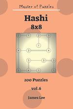 Master of Puzzles - Hashi 200 Puzzles 8x8 Vol. 6