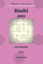 Master of Puzzles - Hashi 200 Puzzles 11x11vol. 7