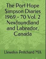 The Port Hope Simpson Diaries 1969 - 70 Vol. 2 Newfoundland and Labrador, Canada