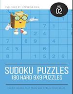 Sudoku Puzzles - 180 Hard 9x9 Puzzles