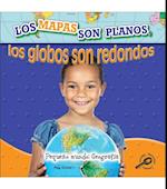 Los mapas son planos, los globos son redondo