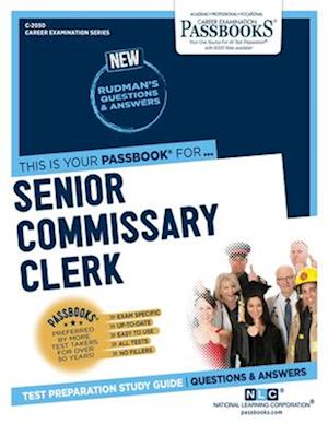 Senior Commissary Clerk (C-2050), 2050