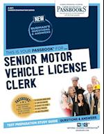 Senior Motor Vehicle License Clerk