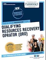 Qualifying Resources Recovery Operator (Qro) (C-3646), 3646