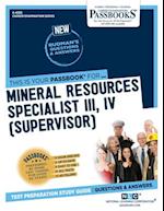 Mineral Resources Specialist III, IV (Supervisor)