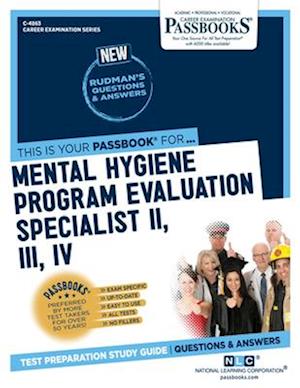 Mental Hygiene Program Evaluation Specialist II, III, IV
