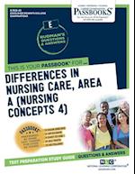 Differences In Nursing Care, Area A (Nursing Concepts 4)