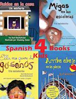 4 Spanish Books for Kids - 4 libros para niños