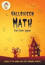 Halloween Math for First Grade Aligned to the Common Core State Standards Initiative 