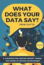 What Does Your Data Say?: A Conversation-Centric Design™ Primer for Power BI Content Development 