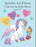 Sprinkles and Friends Unicorn Activity Book 