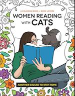 Women Reading with Cats