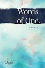 Words of One: Volume II 